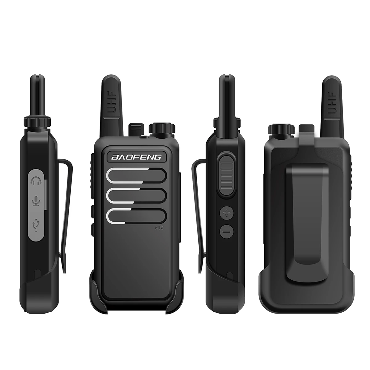 2 шт. Baofeng BF-C9 мини-рация 400-470 МГц UHF двухстороннее радио портативный VOX usb зарядка портативный приемопередатчик