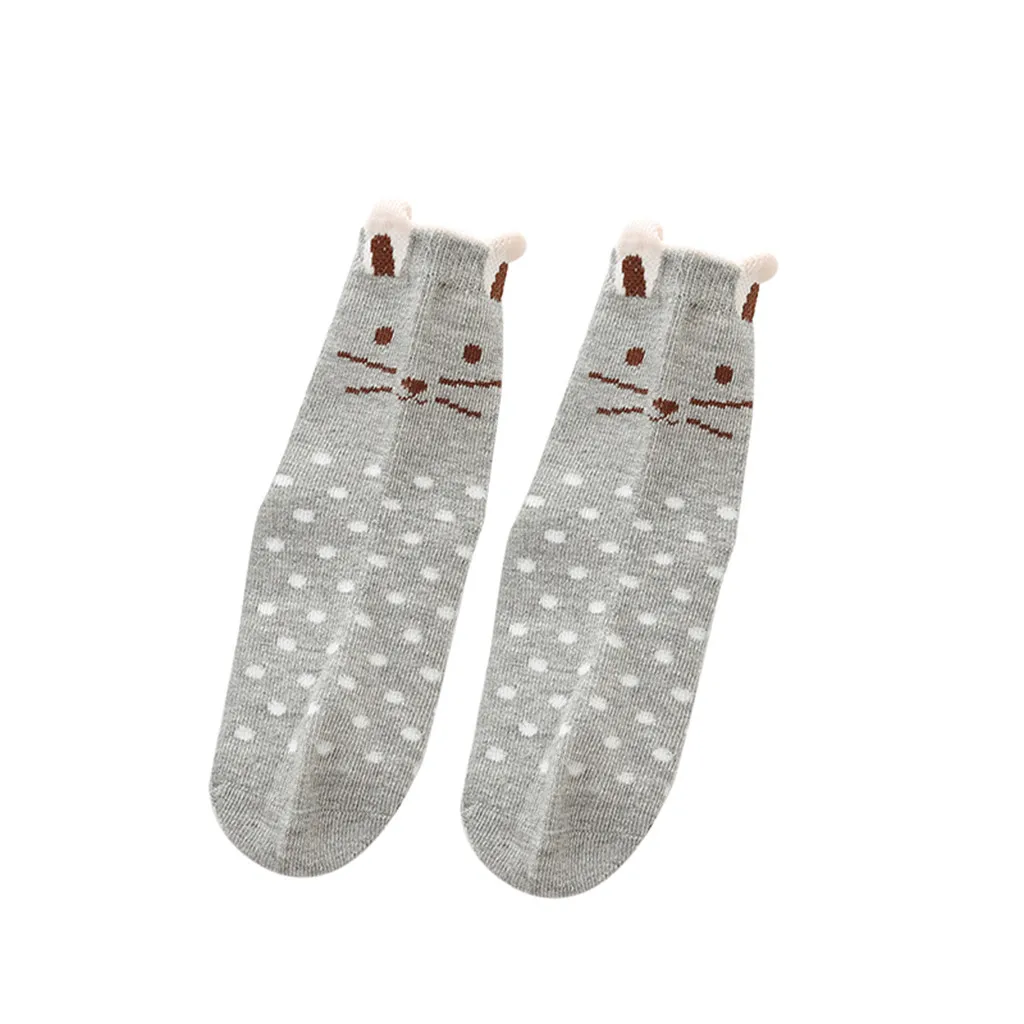 5 пар детских носков хлопковые детские носки средней длины дышащие теплые носки детские носки с рисунком для маленьких мальчиков и девочек