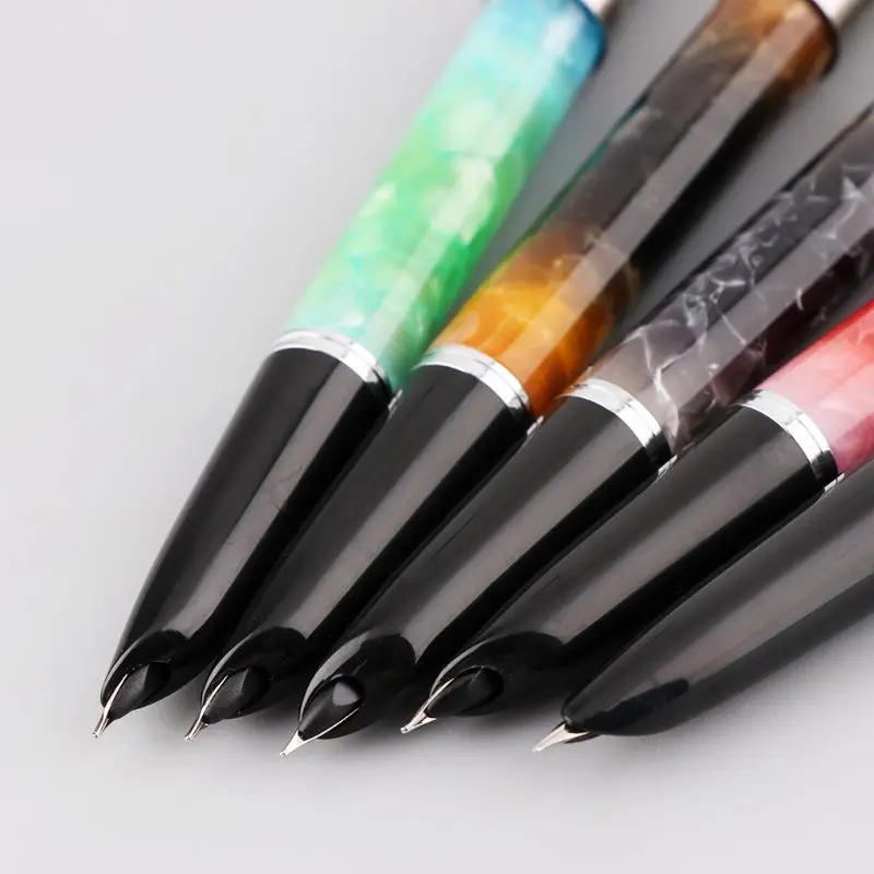 Jinhao 51A роскошные мужские перьевые ручки бизнес ученик 0 38 мм сверхтонкий