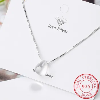 

100% Genuine 925 Sterling Silver Mermaid Tears Pendant Necklace for Women Luxury Sterling Silver Crystal Jewelry