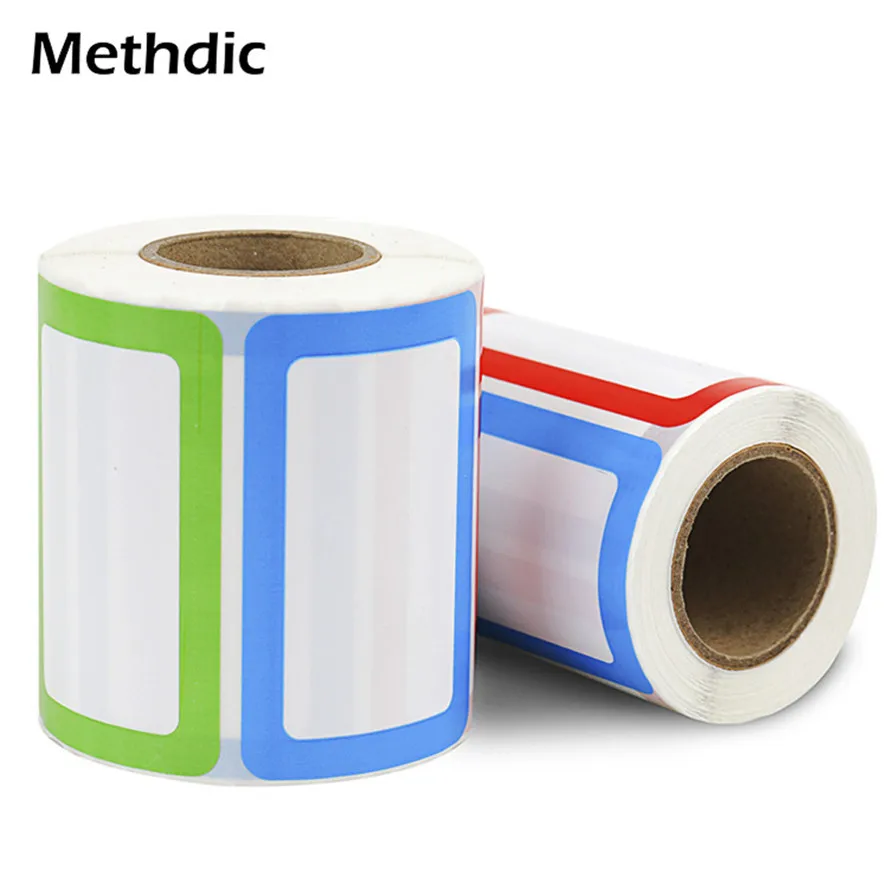 

Eco-Friendly Self Adhesive 250 labels/roll Name Tag Label Roll labels stickers