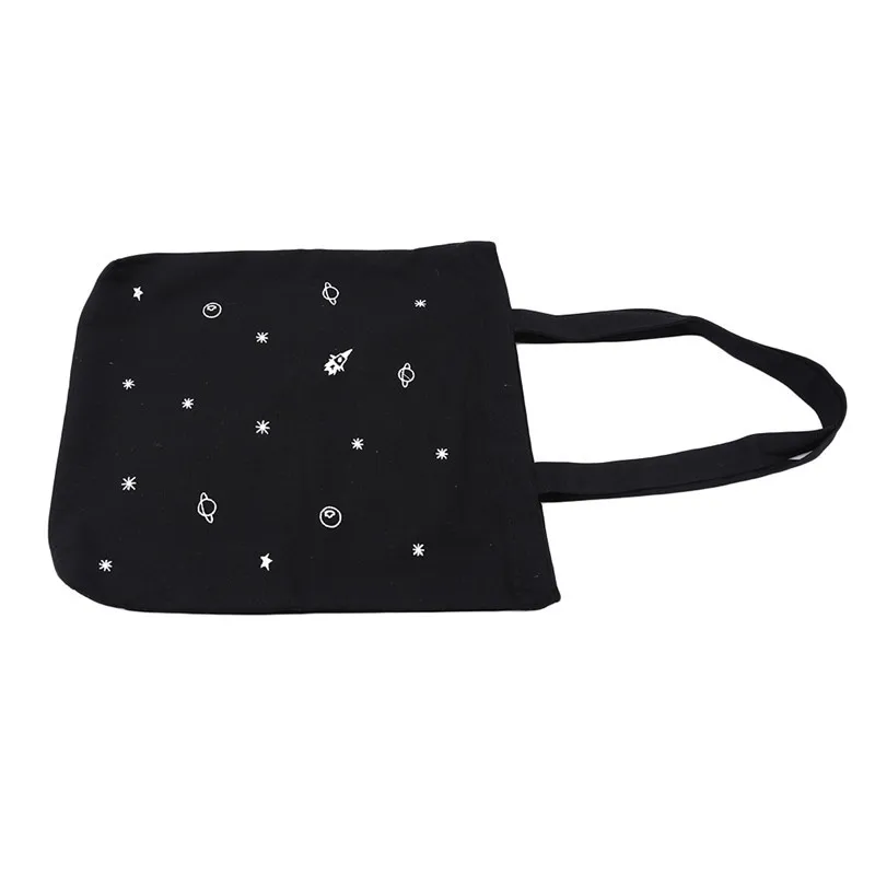 two belt black Женские Модные холщовые сумки хозяйственные Эко многоразовые Складная прочная сумка через плечо сумки повседневные дорожные складные сумки - Цвет: two belt black