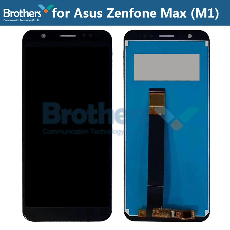 ЖК дисплей с рамкой для Asus Zenfone Max M1 ZB555KL сенсорный экран дигитайзером ASUS тестовый
