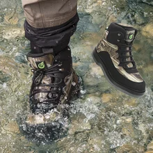 Зимние водонепроницаемые рыбацкие сапоги; обувь с войлочной подошвой; нескользящие болотные сапоги для Болотов