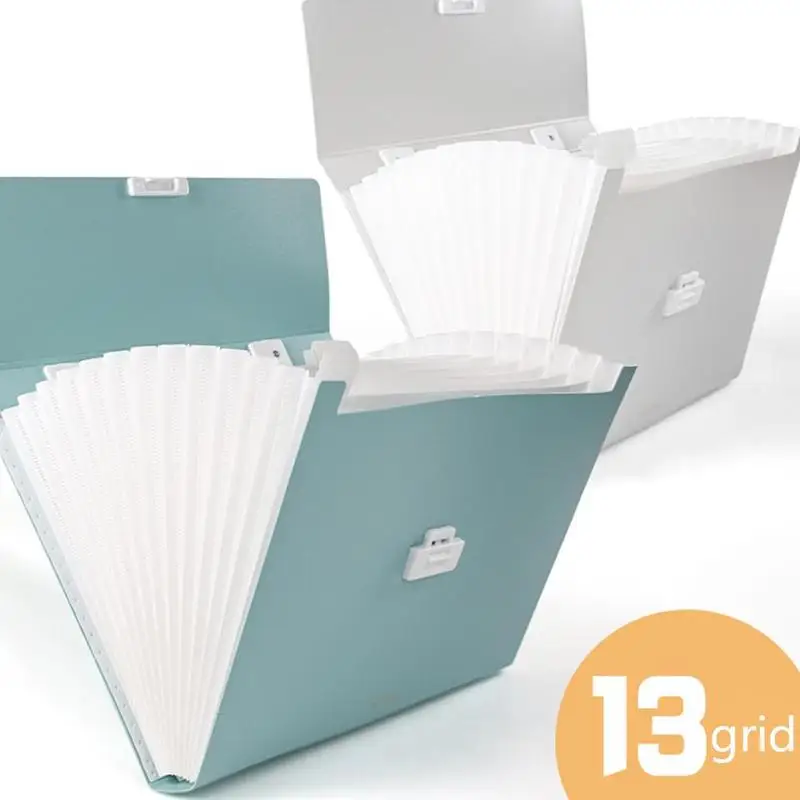

A4 folder Multi-layer Organ Bag Information Book Classification Test Paper Bag Storage Box Multi-function Stationery