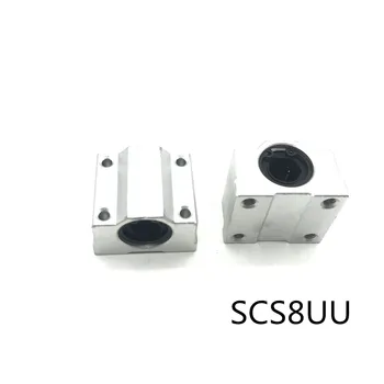 

4pcs SC8UU SCS8UU Linear Ball Bearing 3D Printer ball bearing XYZ Table Motion Bearing Slide CNC Part rodamiento lineal