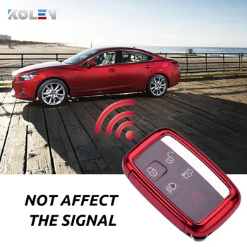 TPU PC Auto Chiave A Distanza Della Copertura di Caso Per Land Rover A9 Range Rover Sport Freelander 2 Evoque Per Jaguar XE XJ XF F-Type X-Tipo di C-X16 - TPU PC Auto Chiave A Distanza Della Copertura di Caso Per Land Rover A9 Range