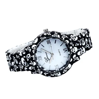 

In Stock New Halloween creative women watches skull pattern female watch gifts for women female girls zegarki damskie orologio