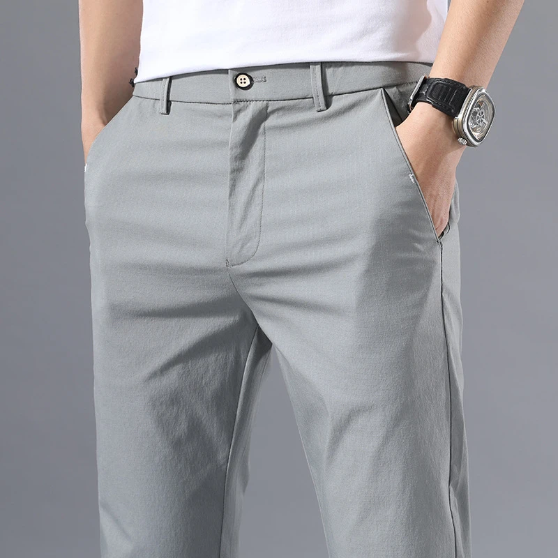 2020 Men's Thin Pants Solid Color Pants 