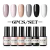 ROSALIND 2/4/6Pcs Gel Nail Polish Set Gel Polish Kit For Manicure Nail Desgin Art Semi Permanent Varnish Hybrid Base Top Coat 1