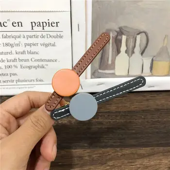 

Creative Models Women's Headband PU Leather Bang Headband Barrettes-Style Duckbill Clip Supply of Goods