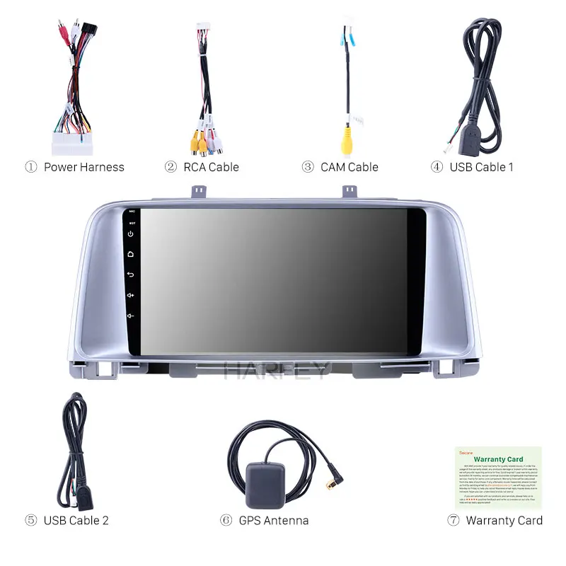 Flash Deal Harfey 9" Android 8.1 GPS Car Radio Bluetooth for Kia K5 Multimedia with USB WIFI Music support Carplay SWC 3G Backup Camera 3