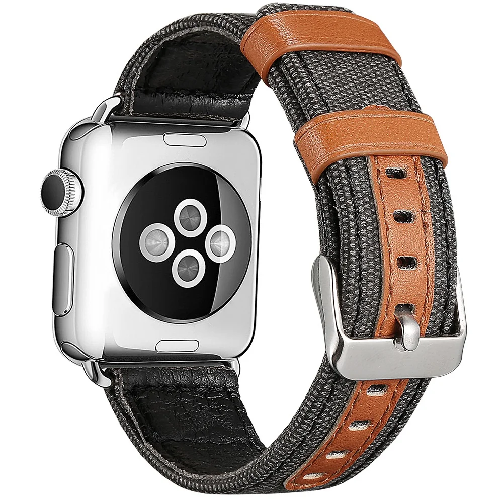 Cinturino для apple watch, 42 мм, ремешок на руку для iWatch, iphone watch, apple watch, ремешок, браслет, montre cuir, серия 5, 44 мм