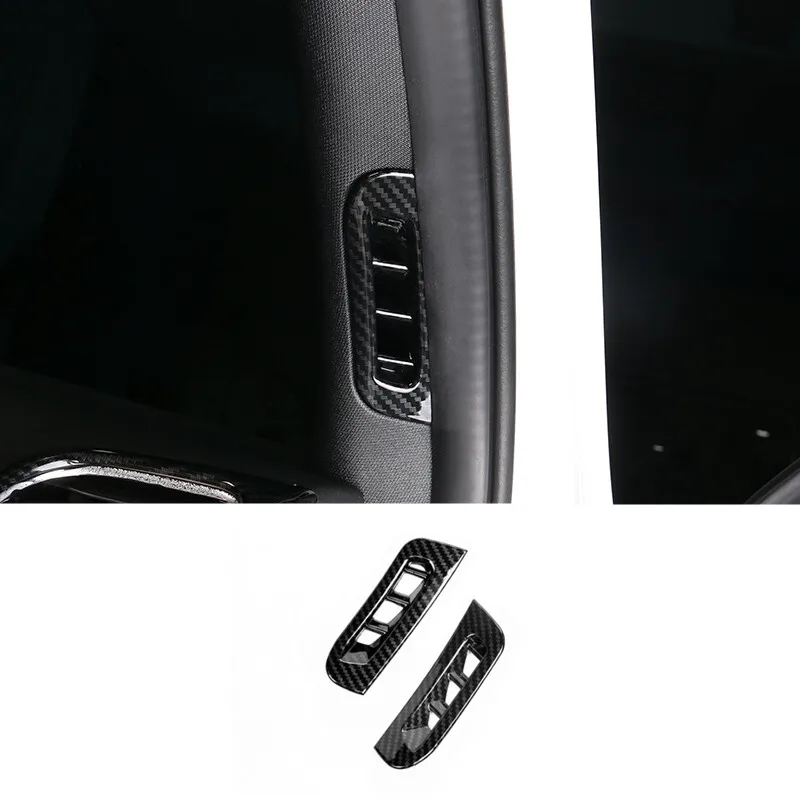 

2 шт., передняя колонка из углеродного волокна для dodge durango 2017 2018 2019