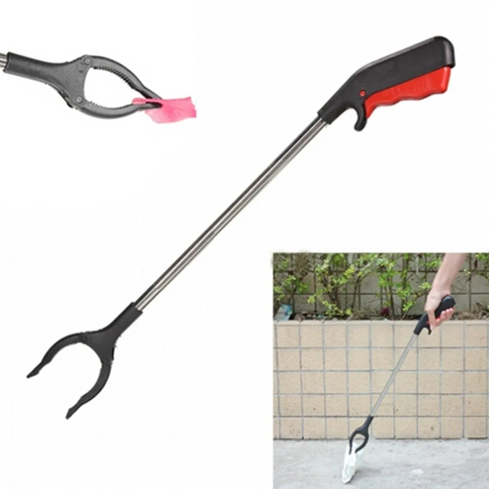 Rubbish Sanitation Clip 55cm Length Easy Reaching Grip Pick Up Claw Gripper Grabber Helping Hand Extend Arm Folder Health Folder