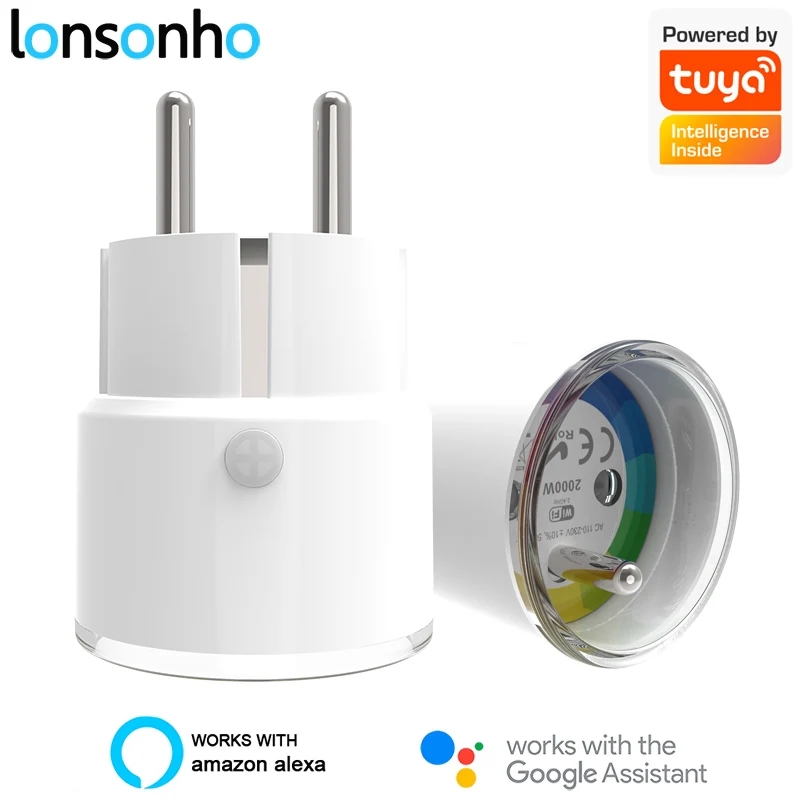 Умная Мини розетка Lonsonho Tuya с Wi Fi 10 А/16 А|Умные розетки| |