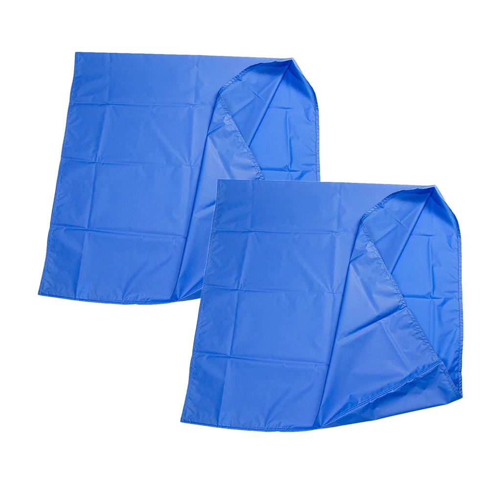 2pcs Multi-function Reusable Nursing Transfer Slide Sheet for Patient Elderly Home Hospital Spa Use Blue - 75x75cm
