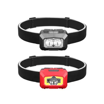 

Multi-function Sensor Headlights High Beam Low Beam Two-in-one Usb Charging Waterproof Glare Fishing Led Headlights