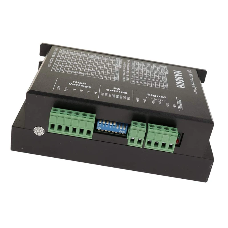 MA860H чпу шаговый двигатель драйвер 24-110VDC 256 подделка Замена MA860H 2 фазы 18-80 В переменного тока 7.2A для NEMA 23 NEMA34 двигатель