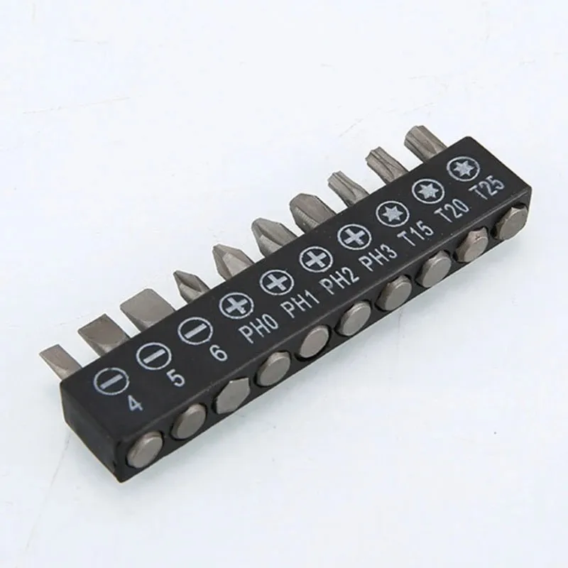 

Набор насадок для электрической дрели, комплект из 10 сменных насадок с плоской головкой Torx