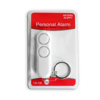 

Fashion 120dB Anti-rape Device Dual Speakers Loud Alarm Alert Attack Panic Safety Personal Security Keychain Bag Pendant