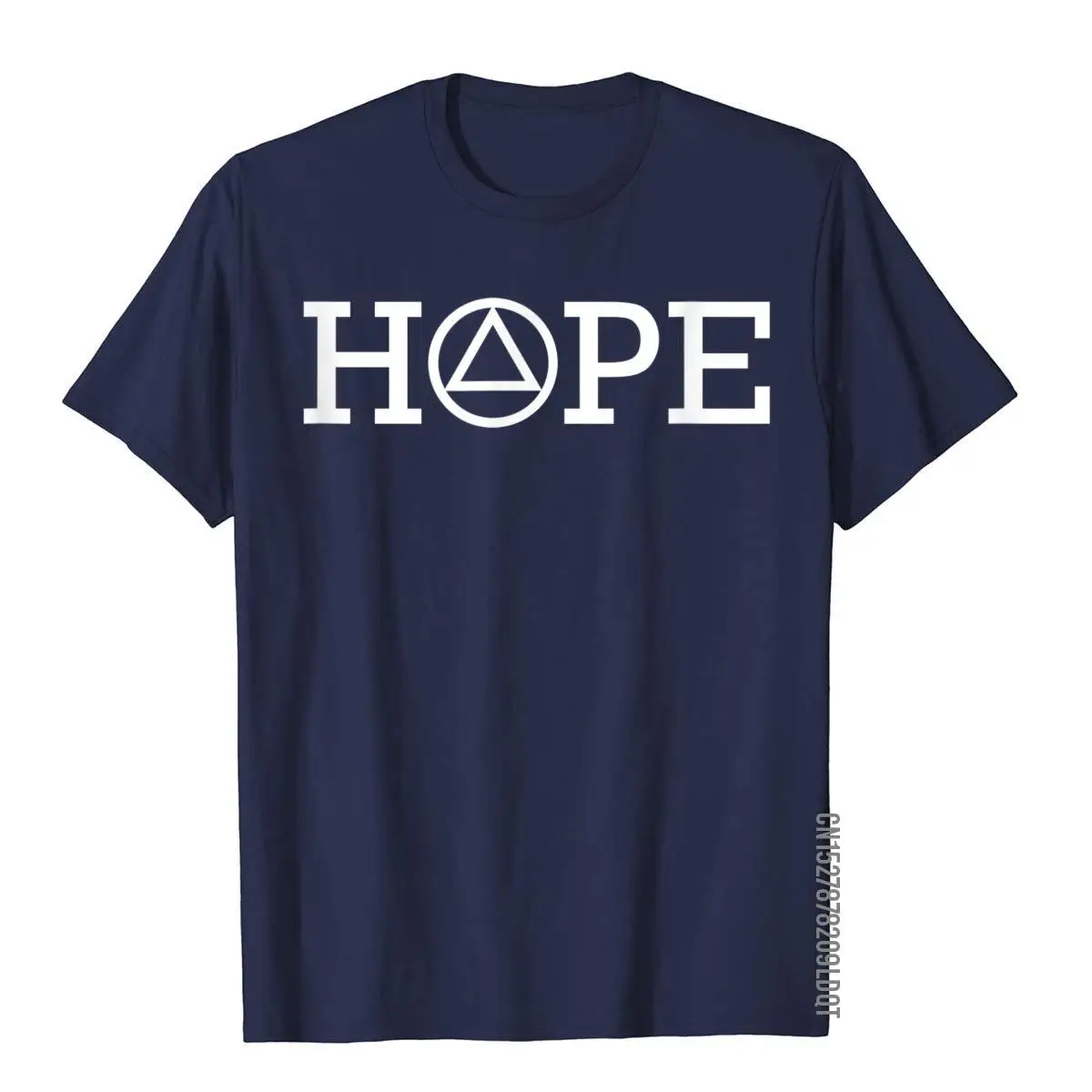 HOPE' - Alcoholics Anonymous 12 Step Recovery T-Shirt__B10289navy