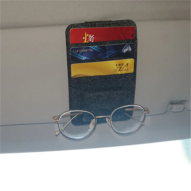 Автомобильный Стайлинг Органайзер на щиток авто солнцезащитный козырек держатель Автомобильный, органайзер для карт, чехол для хранения билетов Карманный автомобильный футляр для солнечных очков