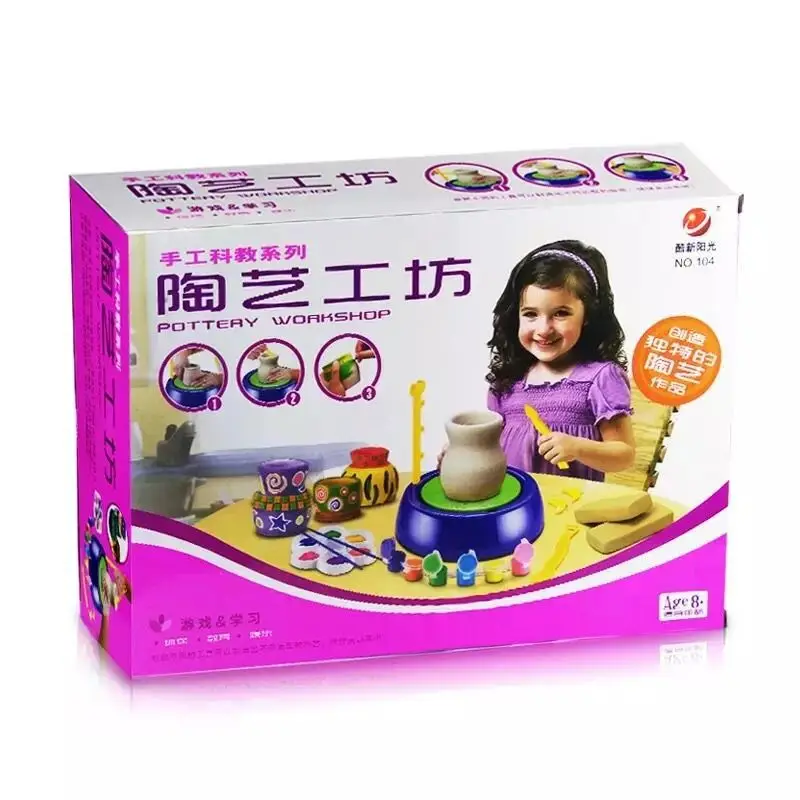 

Science And Technology Small for Making Children Pottery Workshop Hand-made Pottery Decoration Ceramic DIY Scientific And Educat