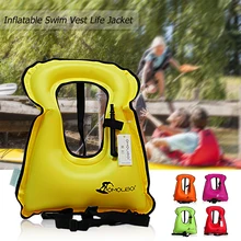 Adult Life Vest Jacket Inflatable Vest Life Jacket for Snorkeling Floating Device Swiming Drifting Surfing Chaleco Salvavidas