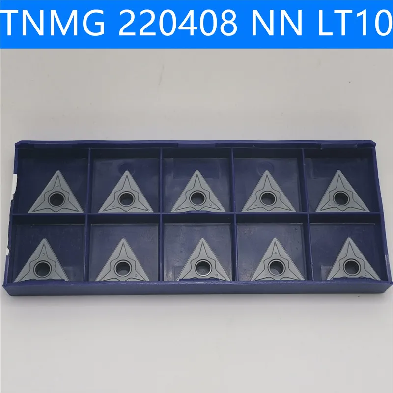 

10PCS Tungsten Carbide TNMG220404 TNMG220408 NN LT10 External Turning Tool Carbide Insert CNC Lathe Tool Machine cutting tool