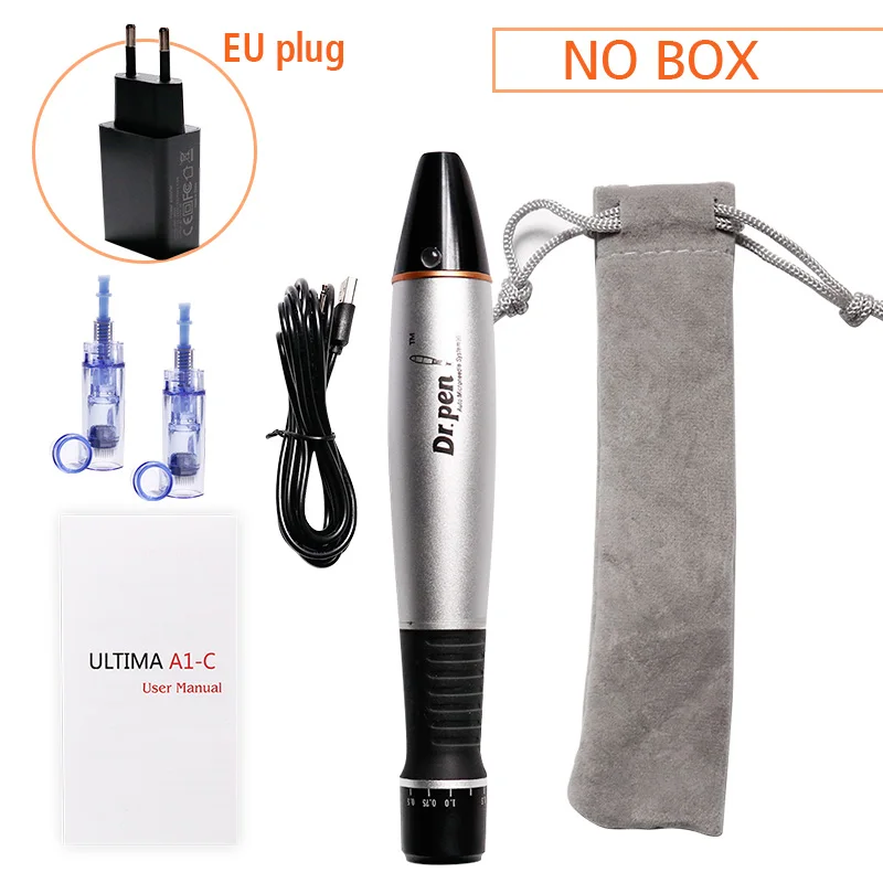 Dr.Pen A1-C MYM Microneedling Ручка микро-штыковая Порты и разъёмы иголочный картридж BB светящиеся устройства ”Проводная электрическая Dr.Pen мануального татуажа бровей - Габаритные размеры: No box EU