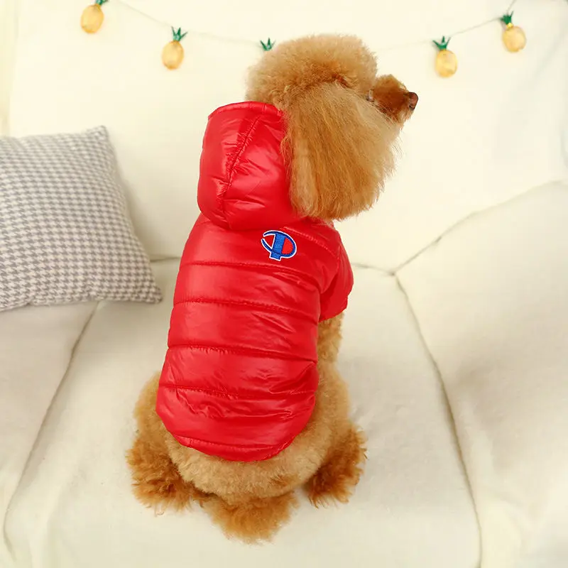 Pet зимняя одежда для собаки для малых и средних собак собаки чихуахуа одежда с капюшоном Одежда для собак ropa perro XS S M L XL