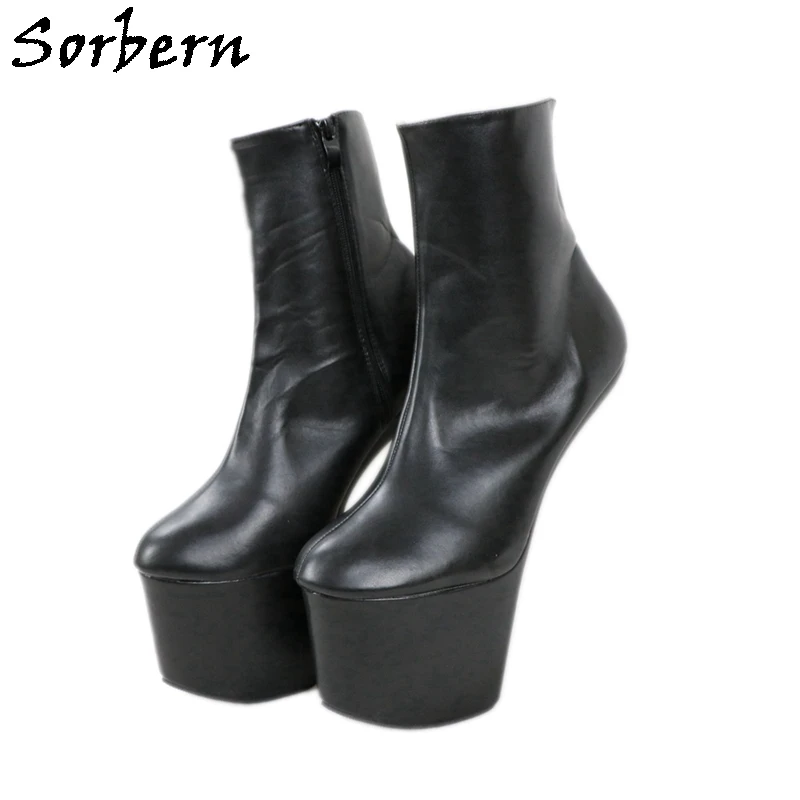 Sorber Hoof Heels stivaletti per donna nero opaco Unisex Night
