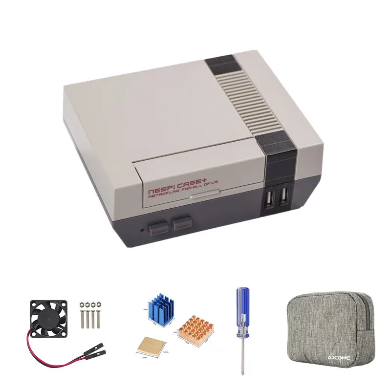 

Retroflag NESPi Case PLUS Functional POWER and RESET buttons for Raspberry Pi 3 B+ (B Plus) 2