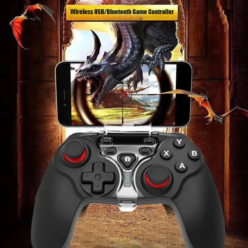 TI465 беспроводной Bluetooth игровой контроллер игровой коврик джойстик для IOS PS Android планшетный ПК геймпад w Съемный держатель телефона кронштейн