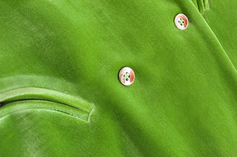 Двубортный блейзер с карманами, женские элегантные костюмы, женский Блейзер, осенний уличный флуоресцентный зеленый Женский блейзер