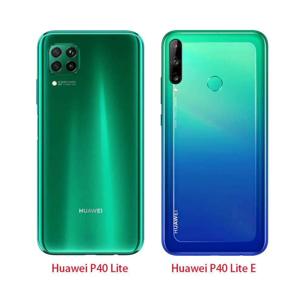 Чехол для Huawei P40 Lite мягкий силиконовый чехол из ТПУ телефона E P40Lite бампер