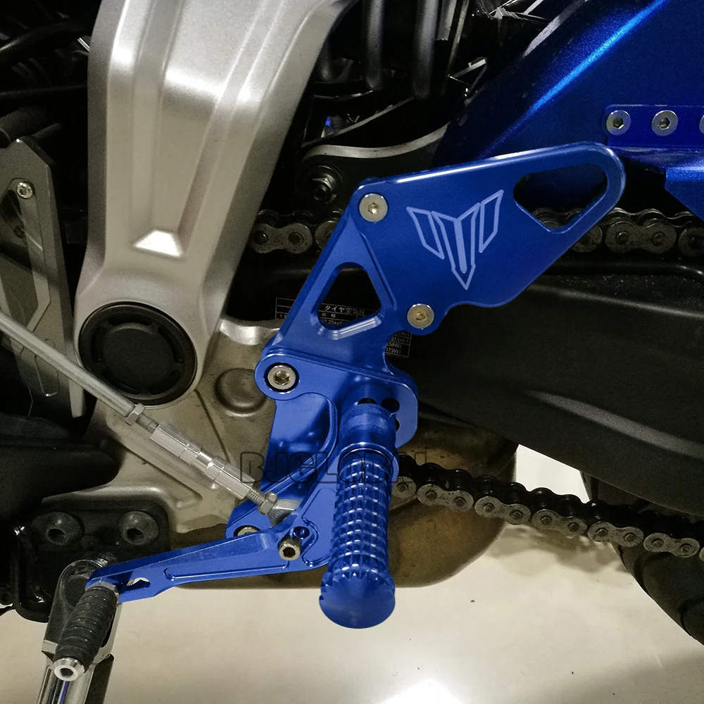 Запчасти для Yamaha MT07 FZ07 07 07 2013 Moto для ног подножек Регулируемый Алюминий