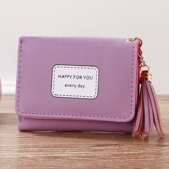 

High Quality Women's Wallet Lovely Cartoon Animals Short Leather Female Small Coin Purse Hasp Zipper Purse Card Holder Girls d2