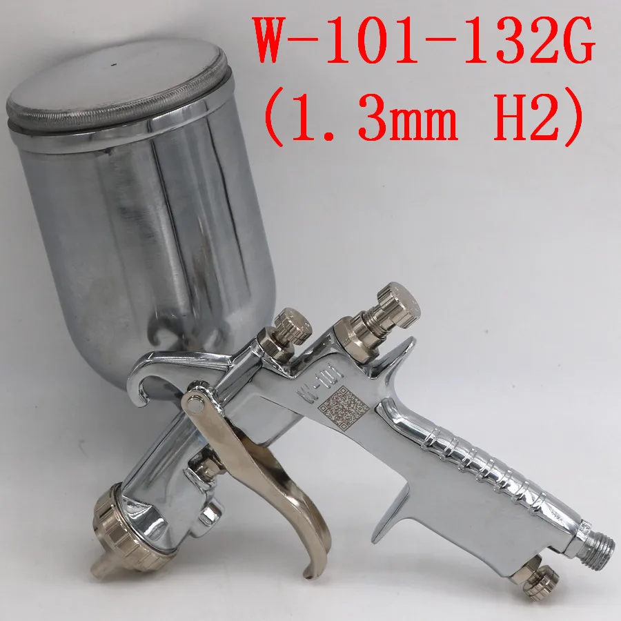 132G(1.3mm H2 Cap) W-101 HVLP ручной пистолет распылитель Япония W101 134G пистолет-распылитель 0,8/1,0/1,3/1,5/1,8 мм автомобиля Краски пистолет Мебельные краски пистолет - Цвет: 132G(1.3mm H2 Cap)