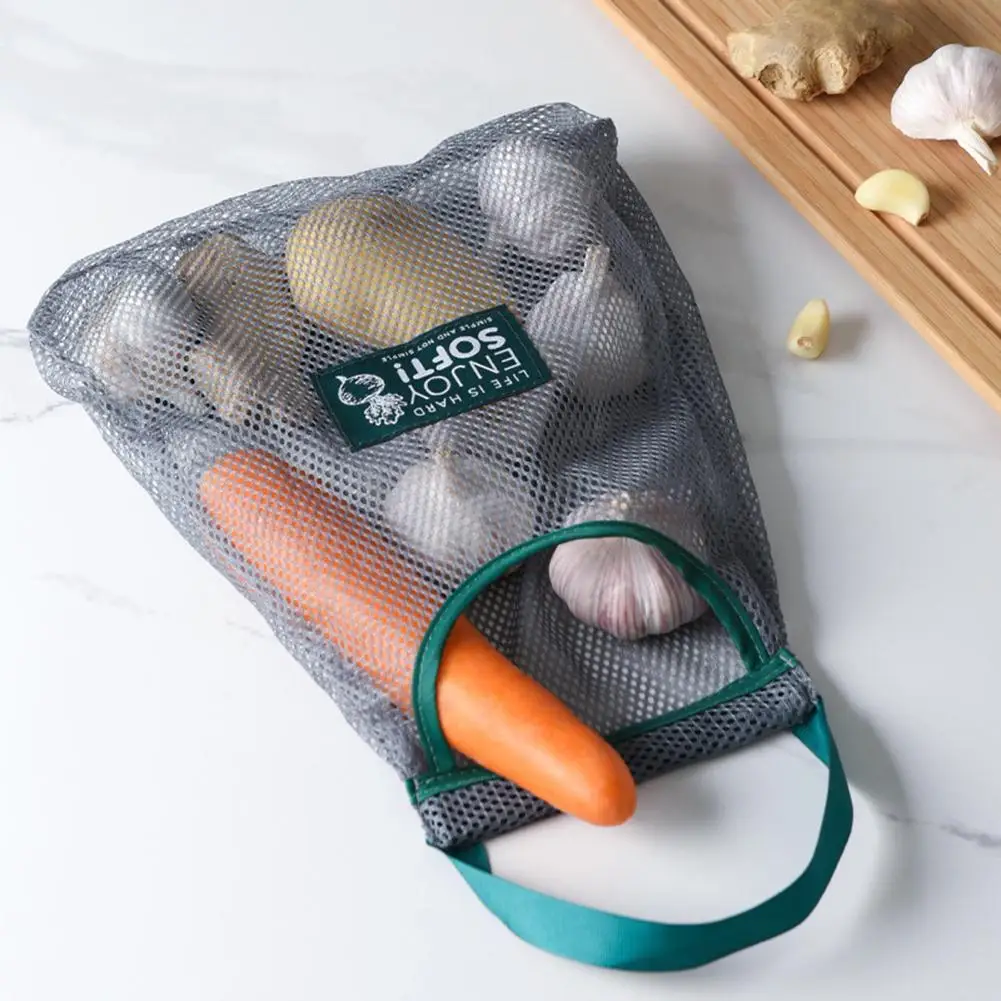 Мешки для фруктов и овощей многоразовые сетчатые продуктовые мешки на шнурке