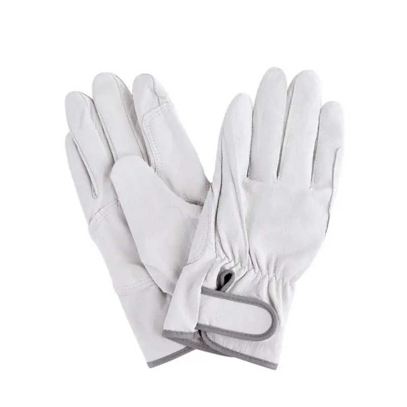 Plus cotton lining Защитные рабочие перчатки, кожаные теплые безопасные рабочие перчатки на открытом воздухе, подкладка из хлопка для сварки, вождения, высокое качество - Цвет: Plus cotton lining