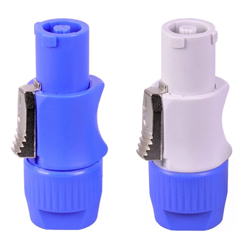 

Hot XD-50Pcs Powercon 3 Pin Speaker Chassis Adapter NAC3FCA NAC3FCB PowerCon Connector 3Pins 20A 250V Powercon Male Plug