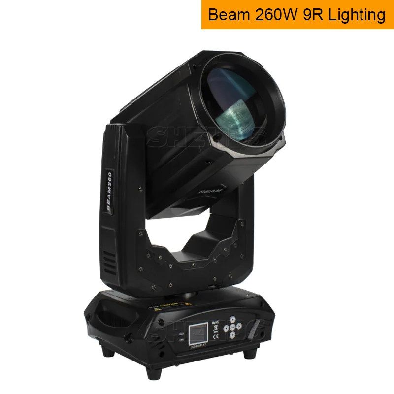 Beam 260W 9R Light 2 шт., светильник с движущейся головкой, 230 Вт, 7R, сенсорный экран, луч 230, луч 7R, сценический светильник для дискотеки 9R 260 Вт, луч 17R 350 Вт, точечный светильник SHEHDS - Цвет: Beam 260W 9R Light