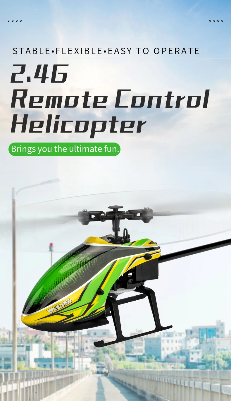 JJRC M05 RC Helicopter, 2.46 Remote Control Helicopter: STABLE.FLEXIBLE.EASY