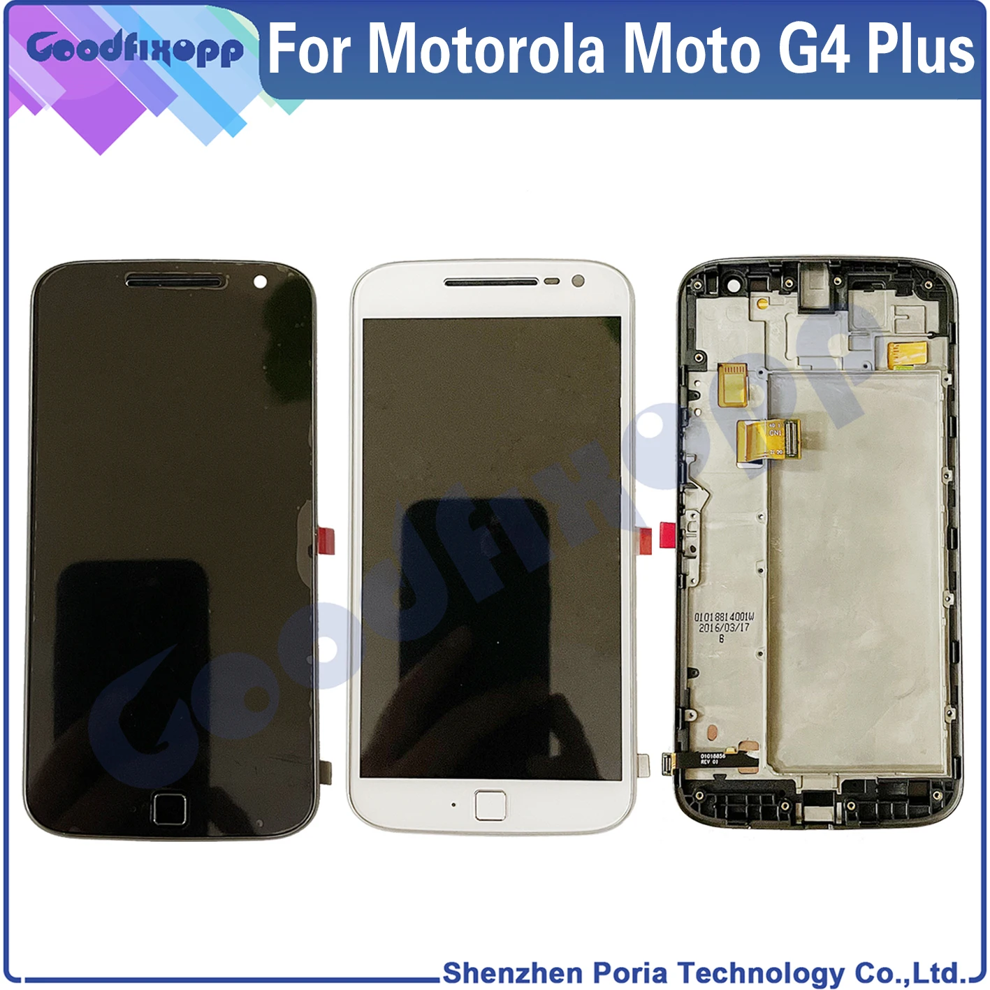 100% протестированный высококачественный ЖК-дисплей для Motorola Moto G4 Plus XT1644