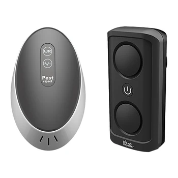 

NEW-2 Pcs Smart Insect Repellent Household Electronic Ultrasonic Insect Repellent,(US Plug)