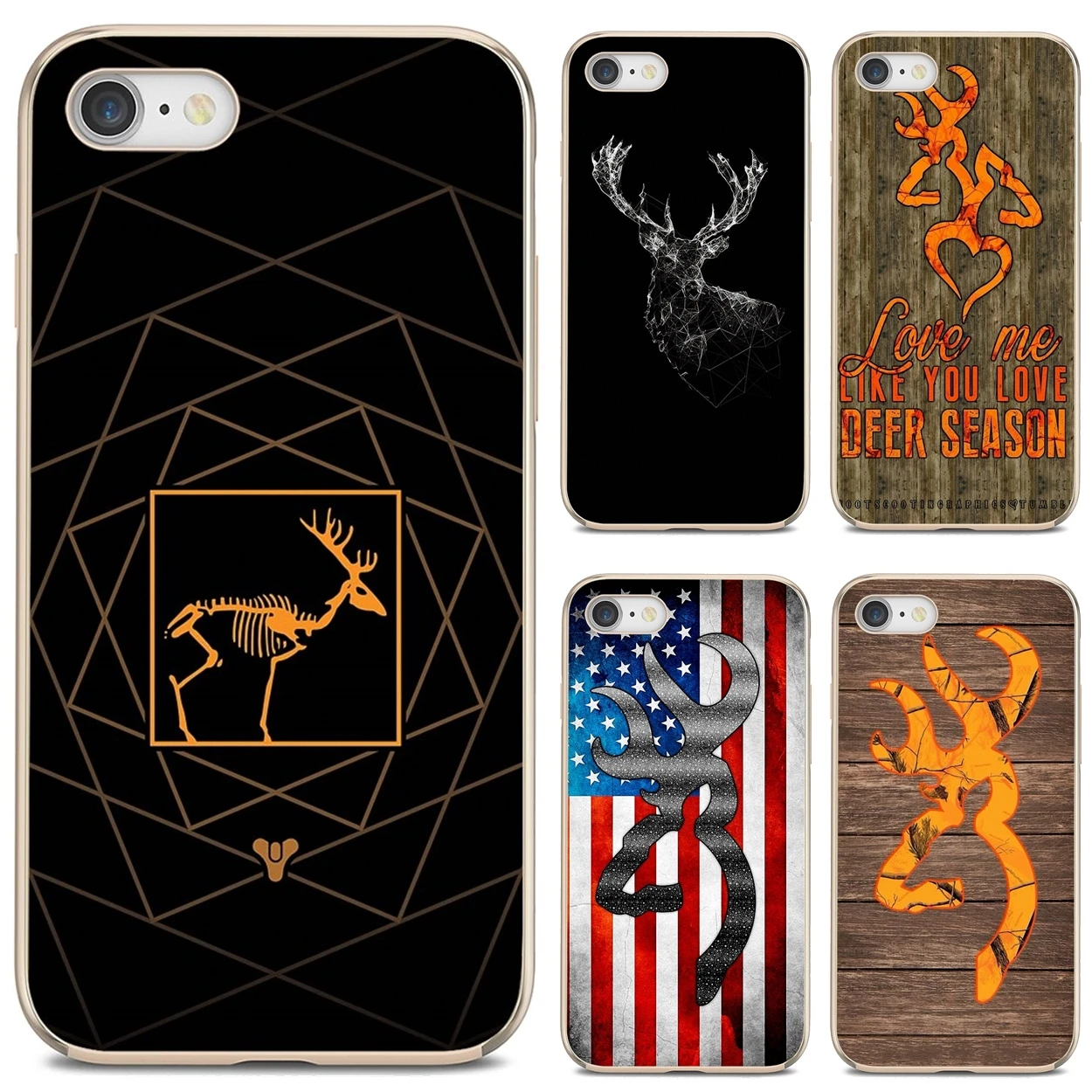 Силиконовый чехол для Samsung Galaxy Note 3 4 5 8 9 S3 S4 S5 Mini S6 S7 Edge S8 S9 S10 Plus Browning-Camo-logo-deer-hunting |