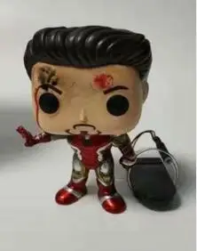 Funko поп Marvel Мстители Железный человек светодиодный светильник издание Виниловая фигурка куклы игрушки