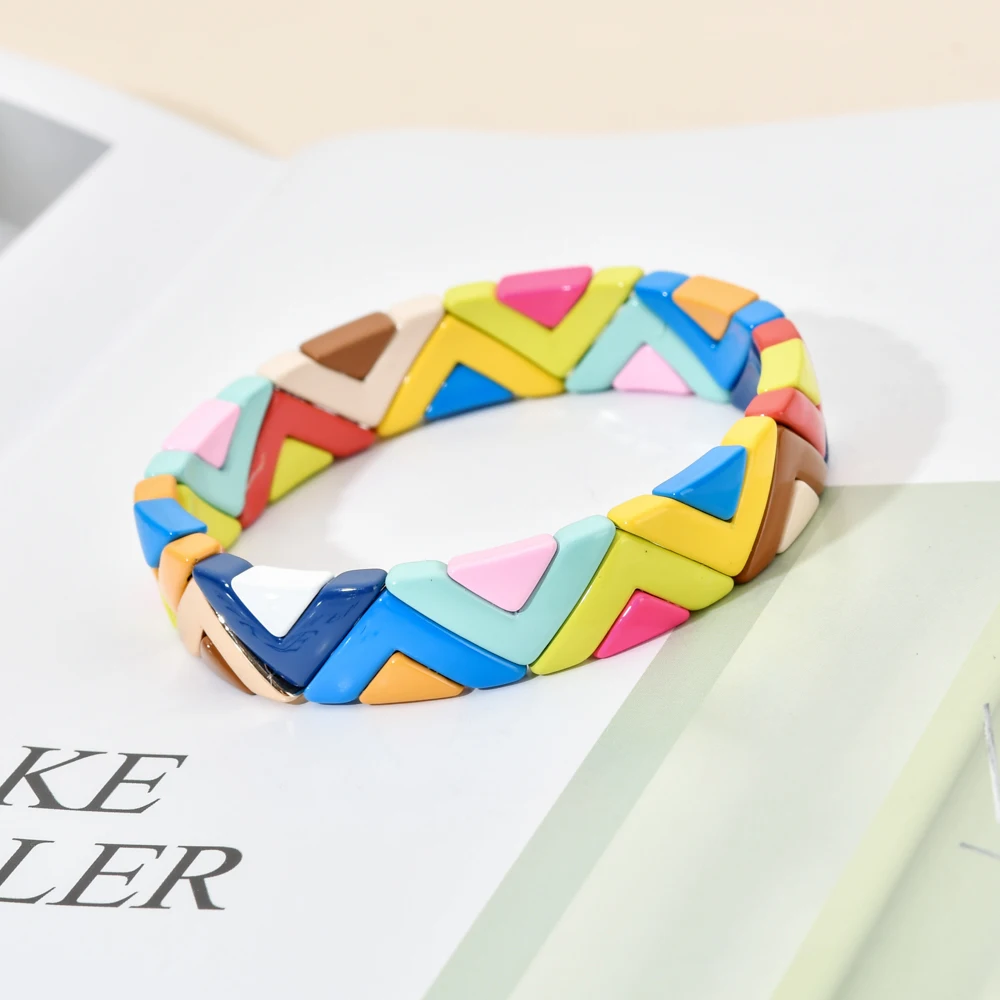 Bohemian Multicolor Enamel Bracelet